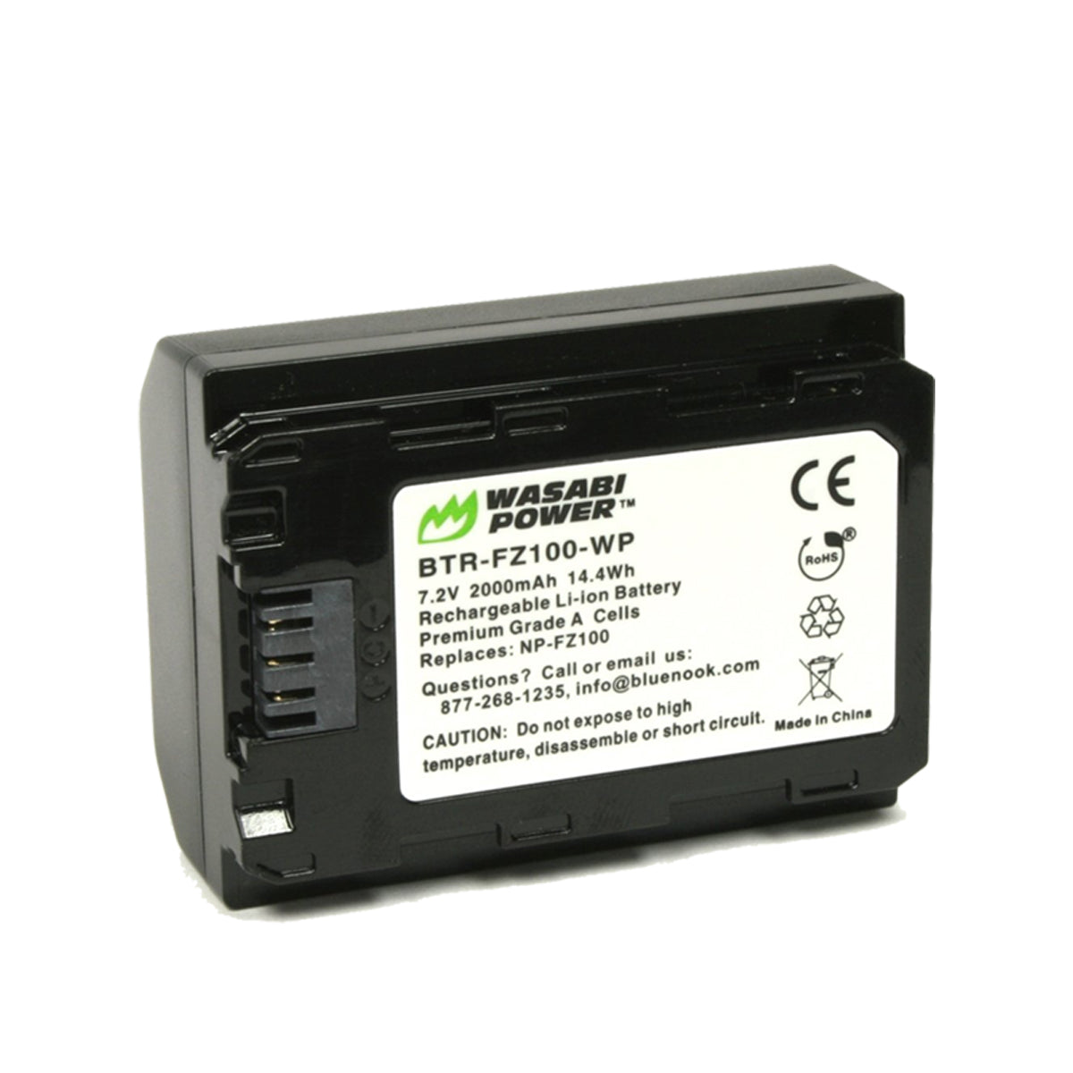 Wasabi Power FZ-100 1pc Rechargeable Battery for Sony Cameras FZ100