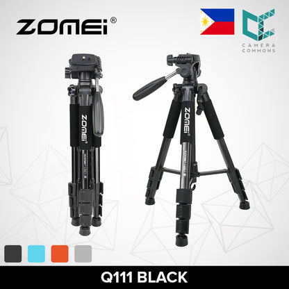 Zomei Q111 Tripod Professional Portable Travel Aluminum Pan Head for SLR DSLR Digital Camera
