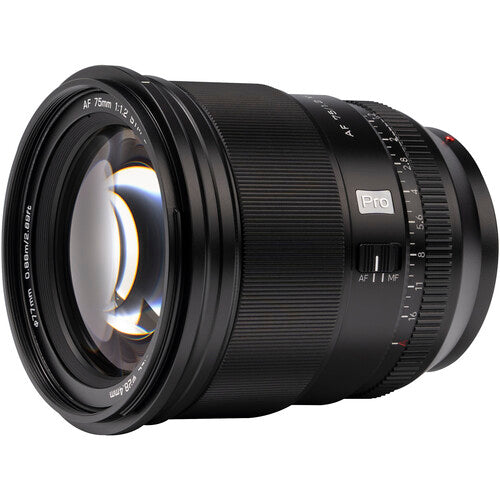 CLEARANCE Viltrox 75mm f/1.2 AF Pro Lens for Fujifilm X-Mount Mirrorless Cameras Ultra-Wide APSC