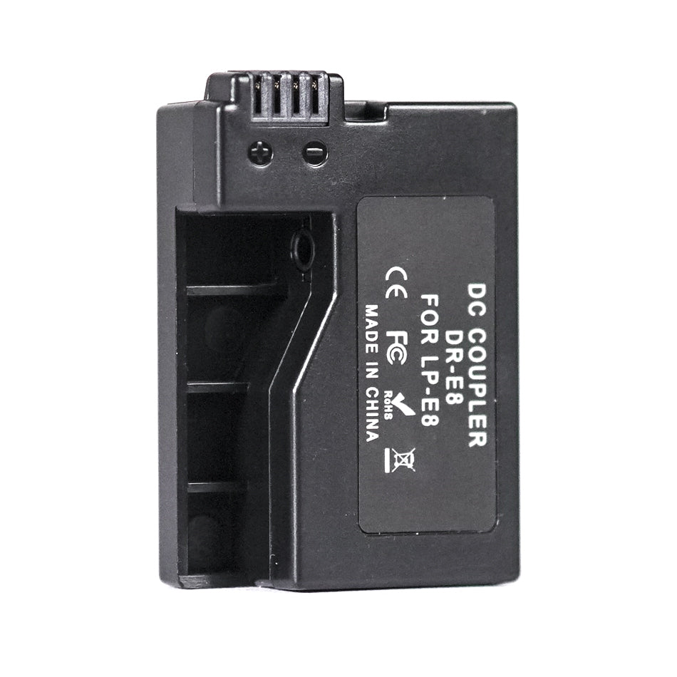 STUDIOMATE Dummy Battery LP-E8 with USB Cable for Canon Cameras E8