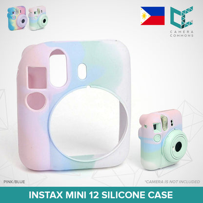 Silicon Silicone Case Plain Colors for Fujifilm Instax Mini 11 Mini 12 Instant Camera | Case Only