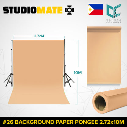 Studiomate Seamless Photography Videography Backdrop Background Paper 2.72x10m / 8.92x32 ft Studio Equipment