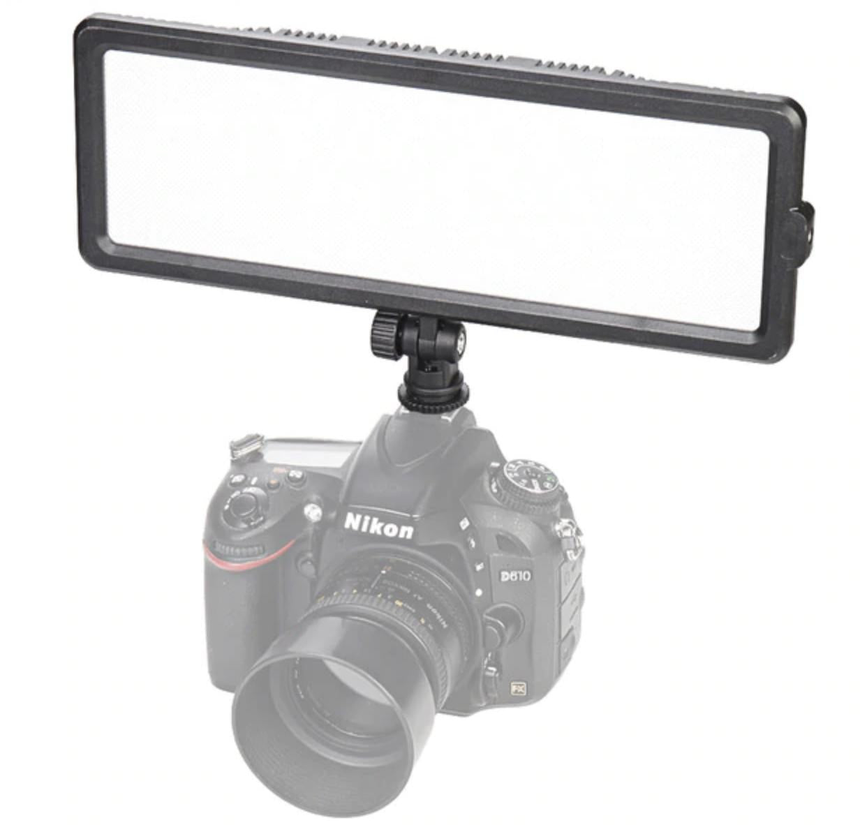 LED Video Light 280D with Ballhead Slim Panel for DSLR Mirrorless Camera Photography