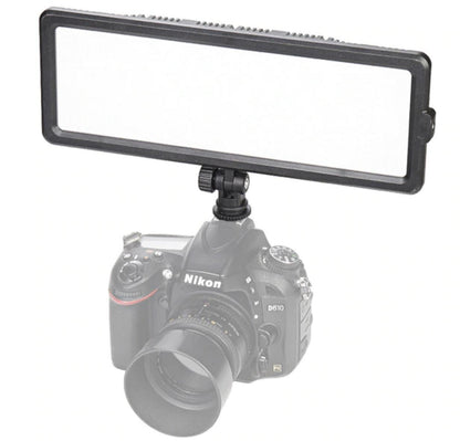 LED Video Light 280D with Ballhead Slim Panel for DSLR Mirrorless Camera Photography