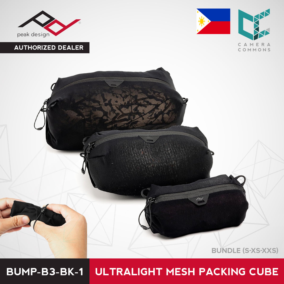 Peak Design Ultra Light Mesh Packing Cube for Quick and Efficient Packing Travelling