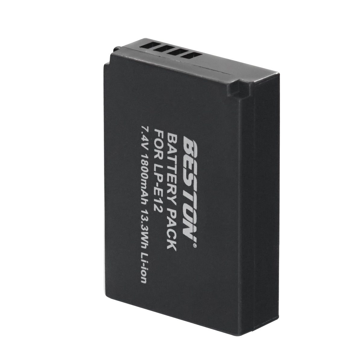 BESTON 2PCS LP-E12 7.4V 1800mAh 13.3Wh Li-ion Camera Battery for Canon LPE12