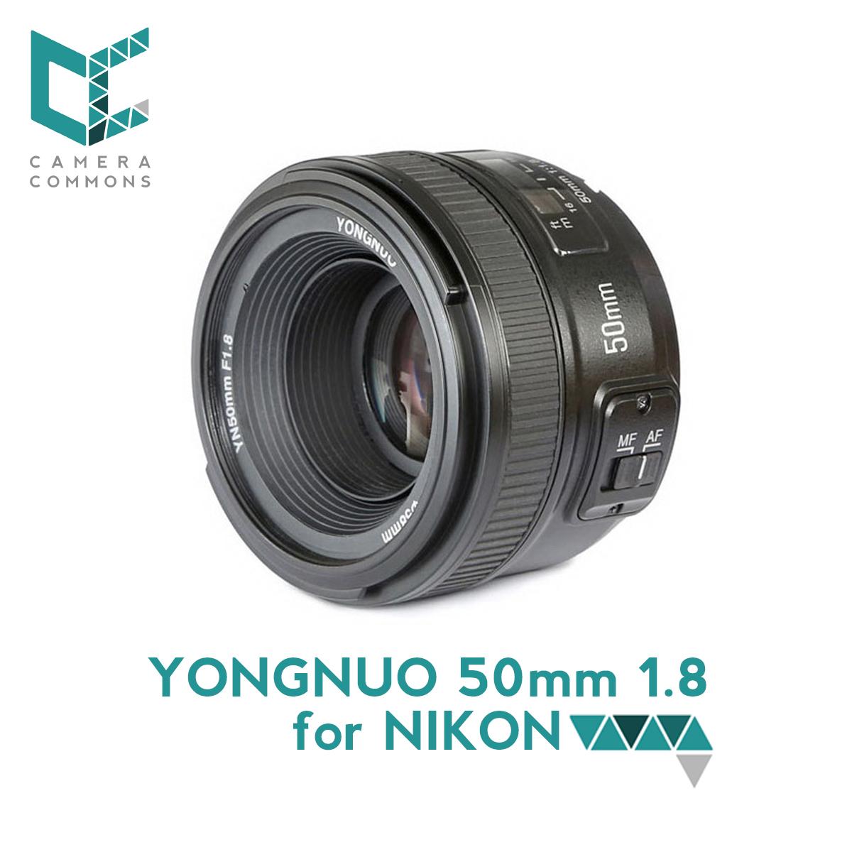 Yongnuo YN50mm f/1.8 Standard Prime Lens with Auto Focus for Nikon F Mount DSLR Camera 50mm