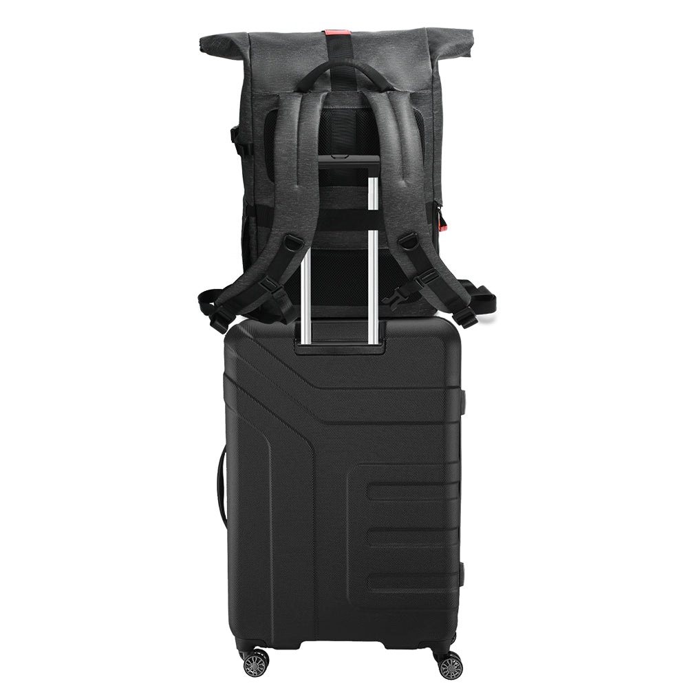 K&F Concept Camera Backpack Waterproof Photography 15" Laptop Compartment for SLR/DSLR Camera, Lens and Accessories with Rain Cover - KF13.096 COMMUTER