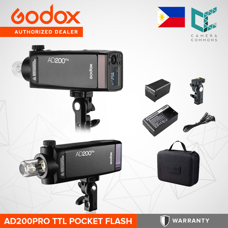 Godox AD200Pro II Version 2 TTL Pocket Flash Kit AD200 Pro Strobe AD200ProII