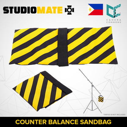 STUDIOMATE SM16 Counter-Balance Sandbag Sand Bag For Lightstand, Boomstand, and Tripod Photography Video Studio | Sandbag Only