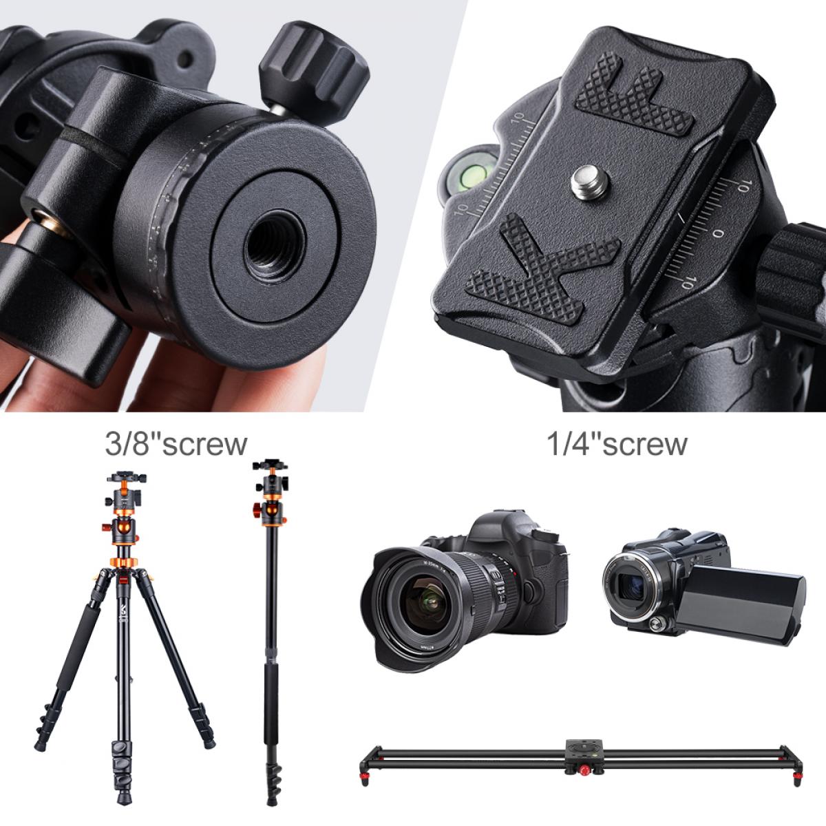 K&F Concept Professional Metal Tripod Ball Head KF-28 Series KF28 Ballhead KF-LH28 | Ball Head Only KF31.023V1