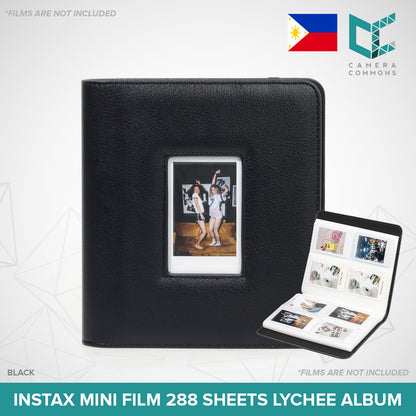 CLEARANCE Caiul 288 Sheets Mini Photo Album Hollow Iridescent Silver Pink