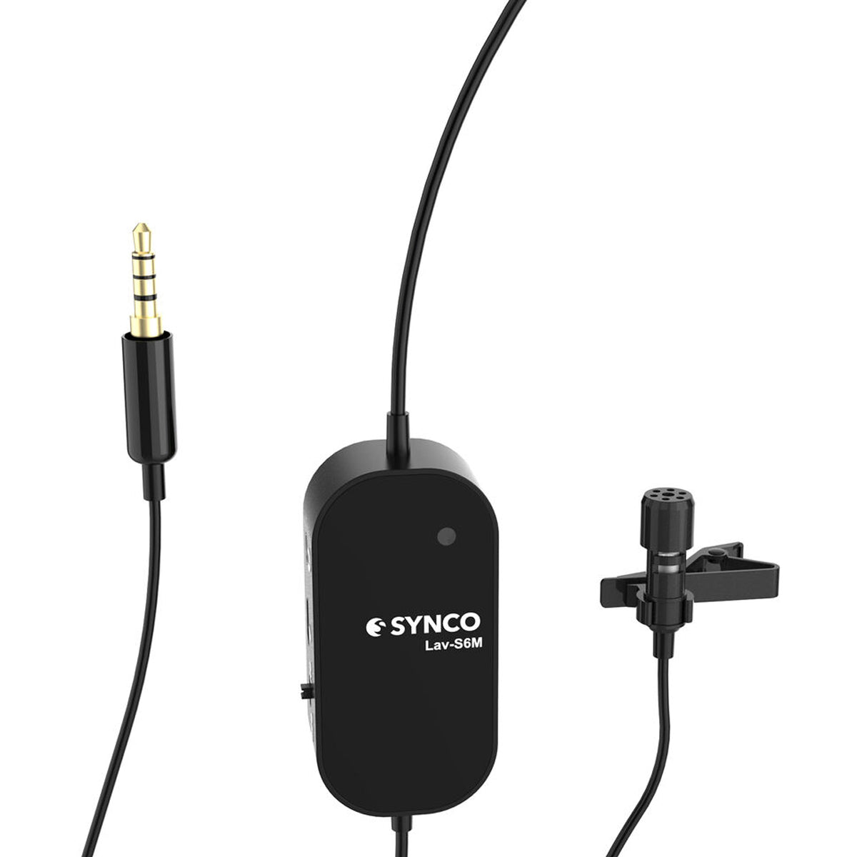 Synco Lav-S6M Monitor Clip-On Lavalier Microphone Mic for Interview Conference Live Broadcast Vlog
