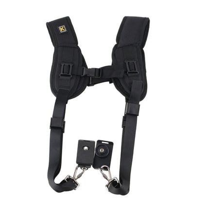 Quick Strap Dual Shoulder Sling Belt Strap for DSLR Camera