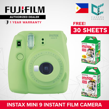 FUJIFILM Instax Mini 9 Instant Camera Package with Free 30 Film Sheets Camera Commons PH