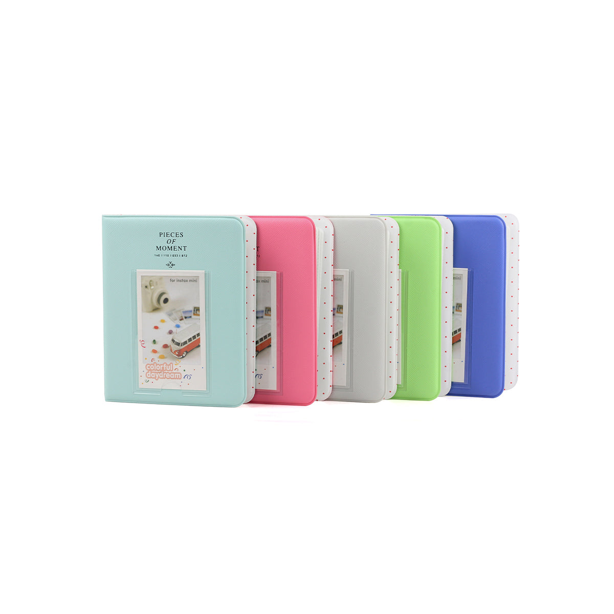 Photo Album Pieces of Moment/Memories 64 Pockets Slots Plain Color for Fujifilm Instax Mini Film