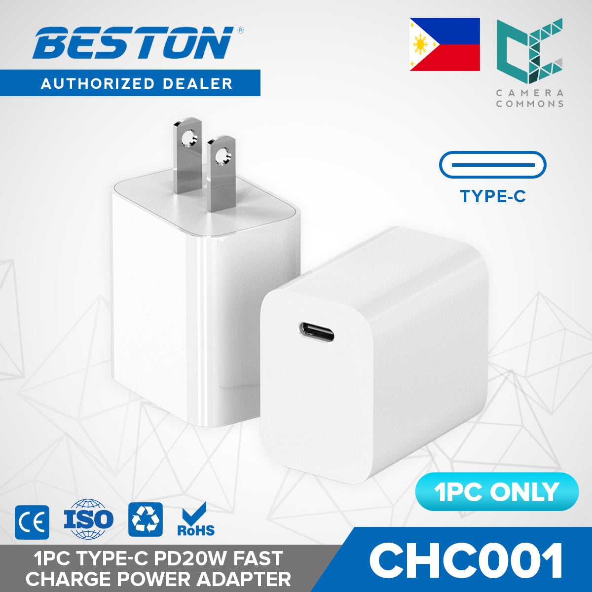 Beston 20W / 30W PD Type C to USB A Adapter Charger Fast Charging Plug for CellphonesÃÂ LaptopÃÂ Tablet