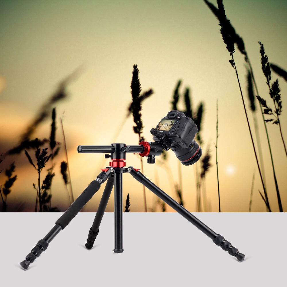 Zomei M8 Right Angle Tripod 90 Degrees Travel Compact Aluminium Monopod with Ball Head for Flat Lay