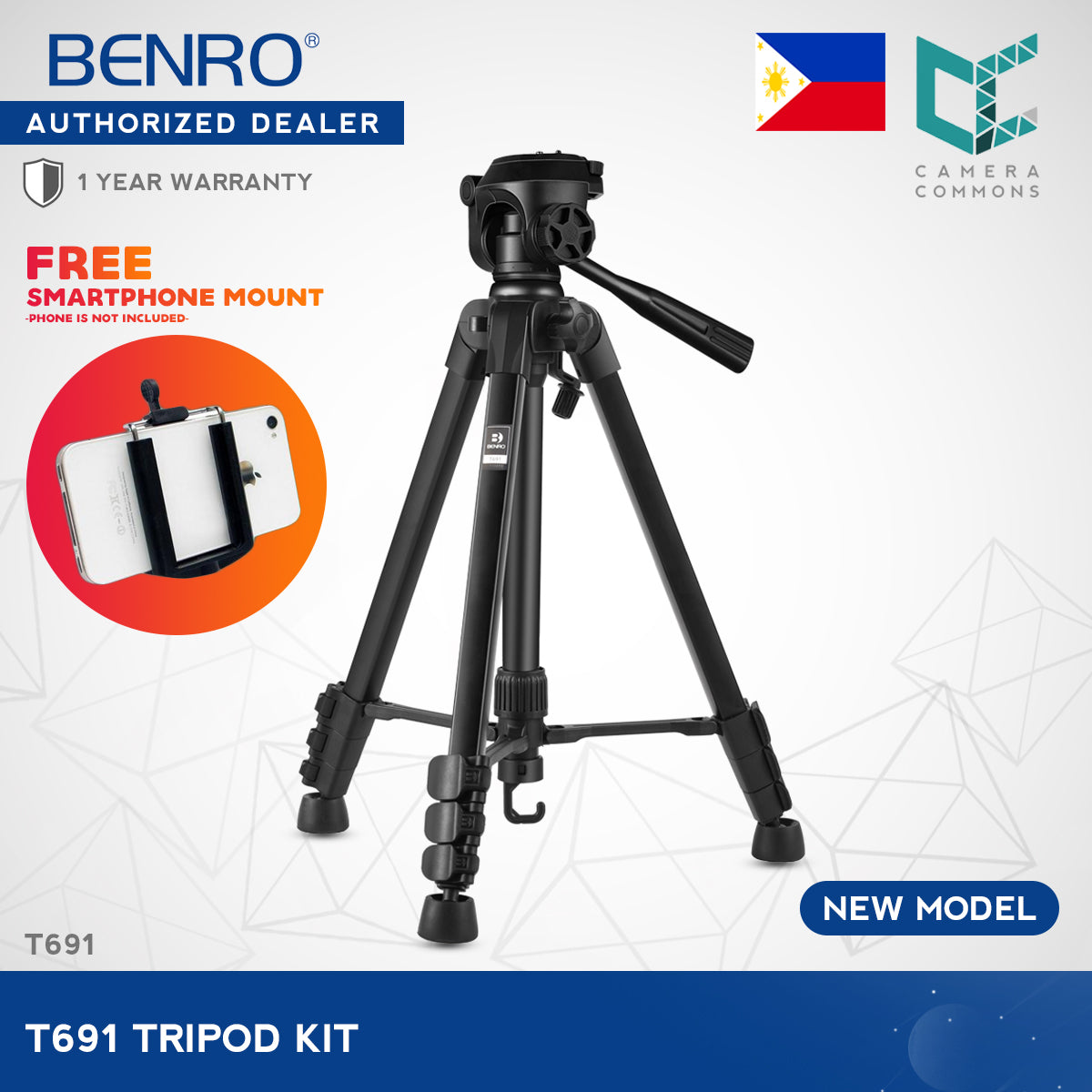 Benro T691 Photo Video Tripod Kit New Model of T600EX