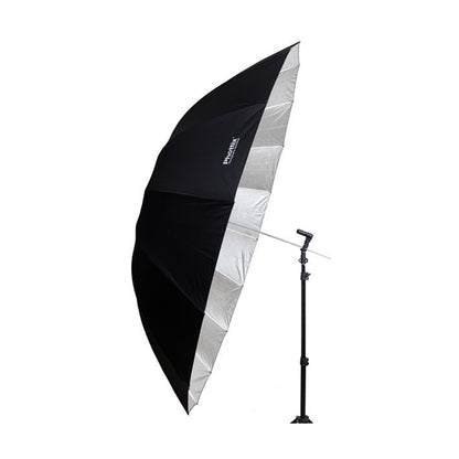 Phottix Para Pro Parabolic Reflective Umbrella 101cm 40 Inches Silver and Black PH85343