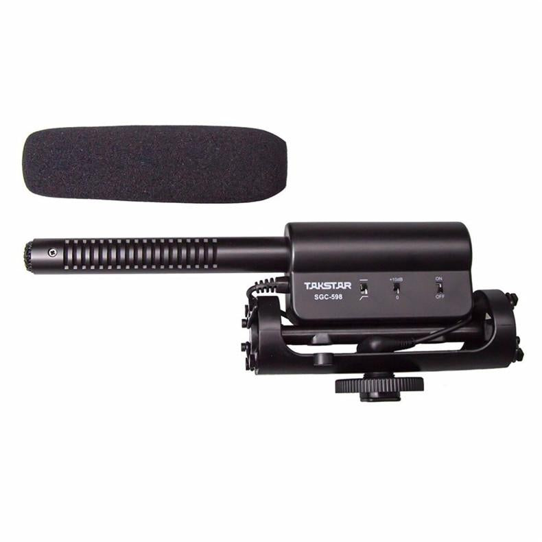 Takstar SGC-598 Interview Camera Microphone Super-Cardioid Directional DSLR Microphone SGC 598