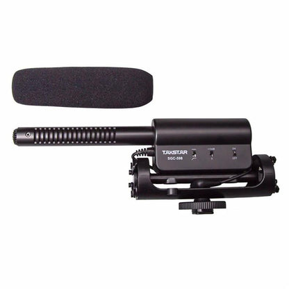 Takstar SGC-598 Interview Camera Microphone Super-Cardioid Directional DSLR Microphone SGC 598