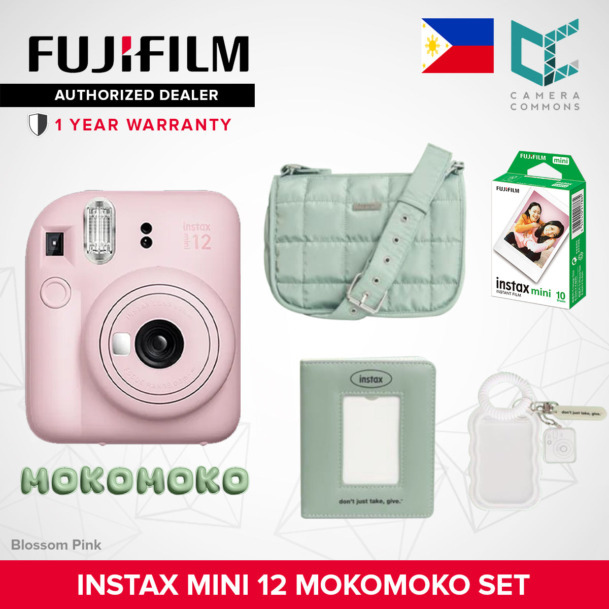 FUJIFILM Instax Mini 12 Instant Camera OFFICIAL Fujifilm PH 1 Year Local Warranty