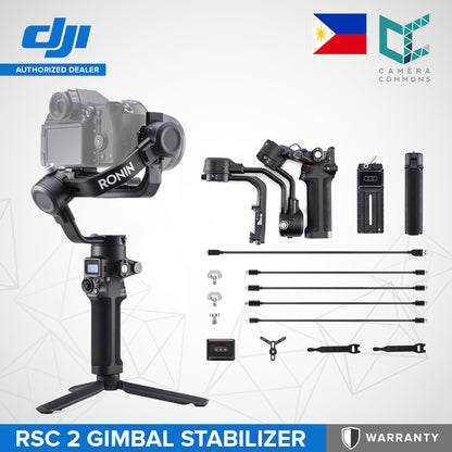 DJI RSC 2 Professional 3-Axis Compact Gimbal Camera Stabilizer for Studio Videography Filmmaking