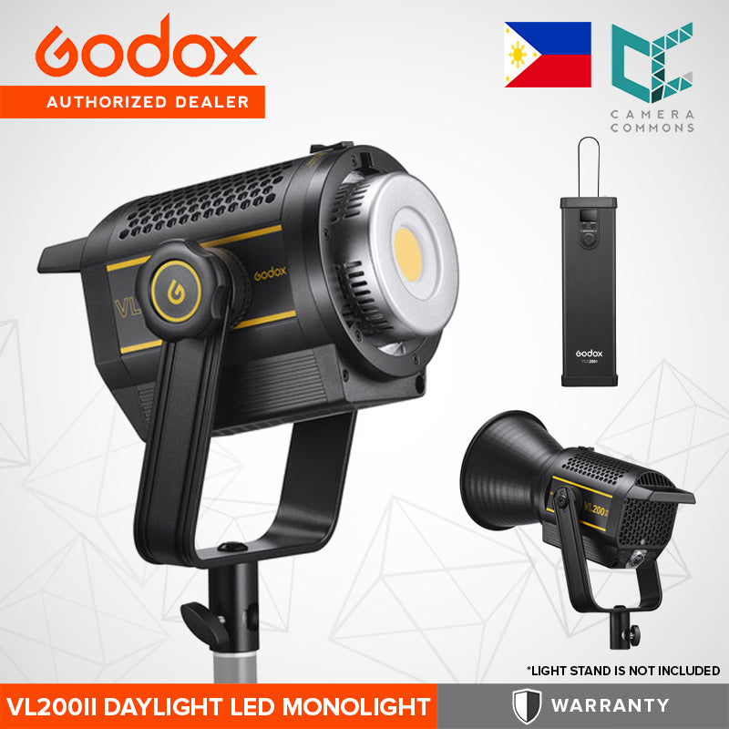 Godox VL200 Video Light VL200II Daylight LED Monolight Studio Lighting (215W)