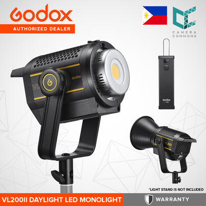 Godox VL200 Video Light VL200II Daylight LED Monolight Studio Lighting (215W)