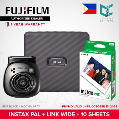 FUJIFILM Instax Pal Digital Camera Only with Detachable Ring Wide Angle Small Tiny Size Bluetooth to App