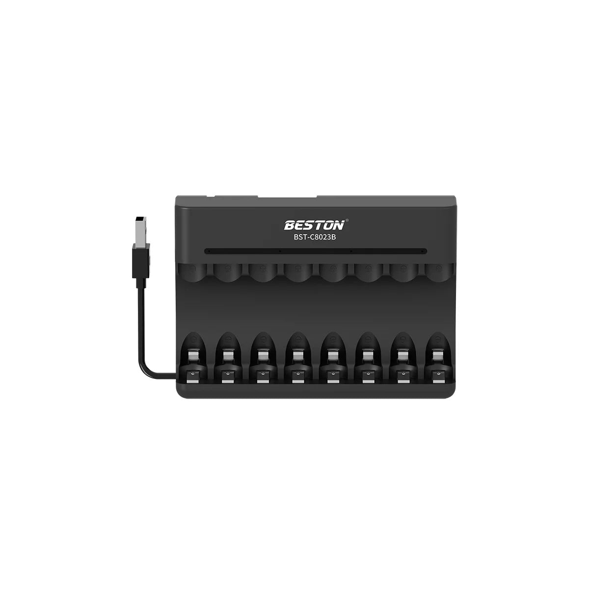 Beston C8023B 8 Bay Battery Charger for 1.2V AA AAA NI-MH USB Input