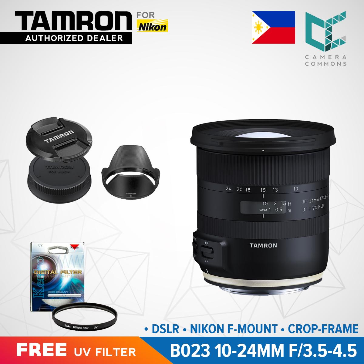 Tamron B023 10-24mm f/3.5-4.5 Di II VC HLD Wide Angle Lens for Nikon DSLR Nikon F Mount Crop Frame