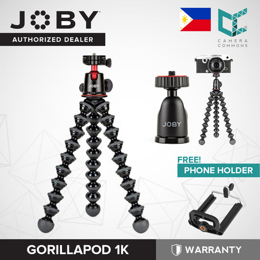 Joby GorillaPod 1K Flexible Mini-Tripod with Ball Head Kit (1503)