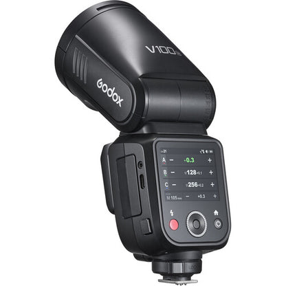 Godox V100 Flash for Nikon i-TTL 100W Round Head Design LED Touch Screen Controls V100N