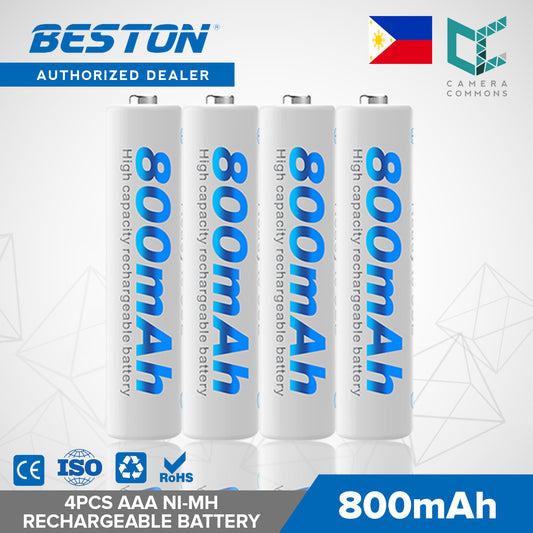 Beston 4pcs of AAA 800mAh Rechargeable Battery