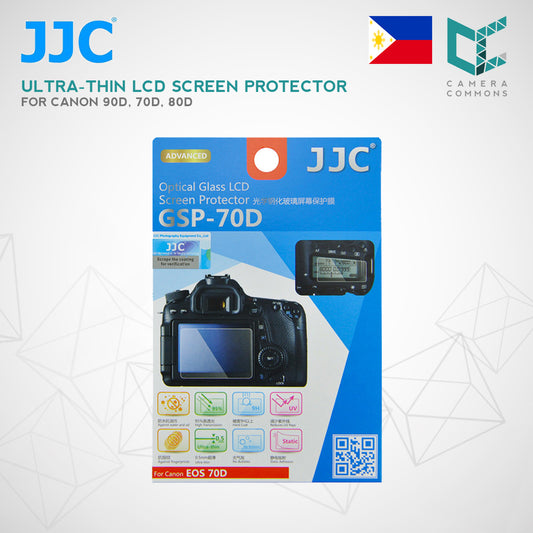 JJC Ultra-thin LCD Screen Protector for CANON EOS 90D, 70D, 80D (GSP-70D)
