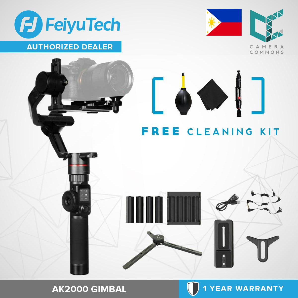 Feiyu AK2000 3-Axis Gimbal Stabilizer