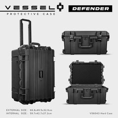 VESSEL DEFENDER VS6043 Portable Hard Case for Photography Equipment Tactical Instruments Tool Box and other devices