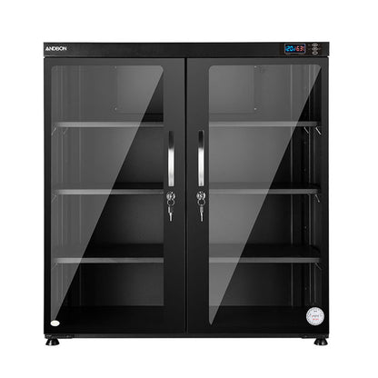 Andbon AD-250S Dry Cabinet Box Storage 250L Digital Display Automatic Humidity Controller Double Door for Camera Gear