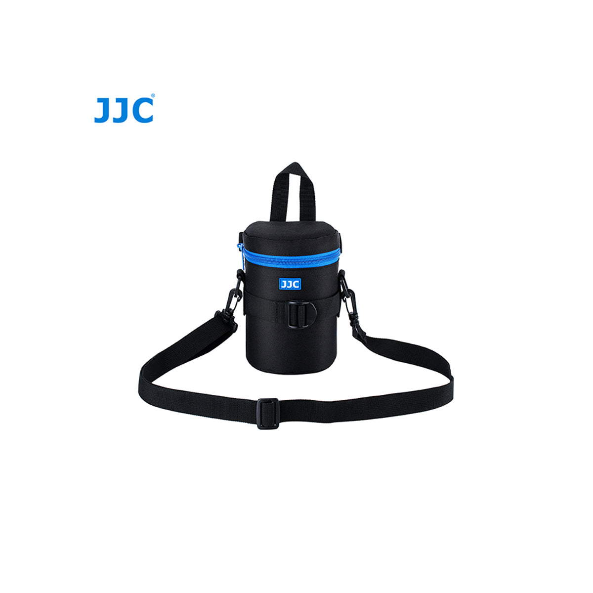 JJC DLP-1II Water Resistant Deluxe Lens Pouch with Shoulder Strap for Canon, Nikon, Sony, Fujifilm, Samsung, Tamron, Leica lenses (DLP-1II, DLP-2II, DLP-3II, DLP-4II, DLP-5II, DLP-6II, DLP-7II)