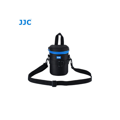 JJC DLP-1II Water Resistant Deluxe Lens Pouch with Shoulder Strap for Canon, Nikon, Sony, Fujifilm, Samsung, Tamron, Leica lenses (DLP-1II, DLP-2II, DLP-3II, DLP-4II, DLP-5II, DLP-6II, DLP-7II)