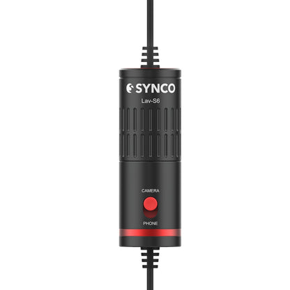 Synco Lav-S6 Omnidirectional Lavalier Microphone Mic