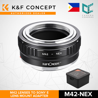 K&F Concept M42 Lenses to Sony E Mount Camera Adapter M42-NEX