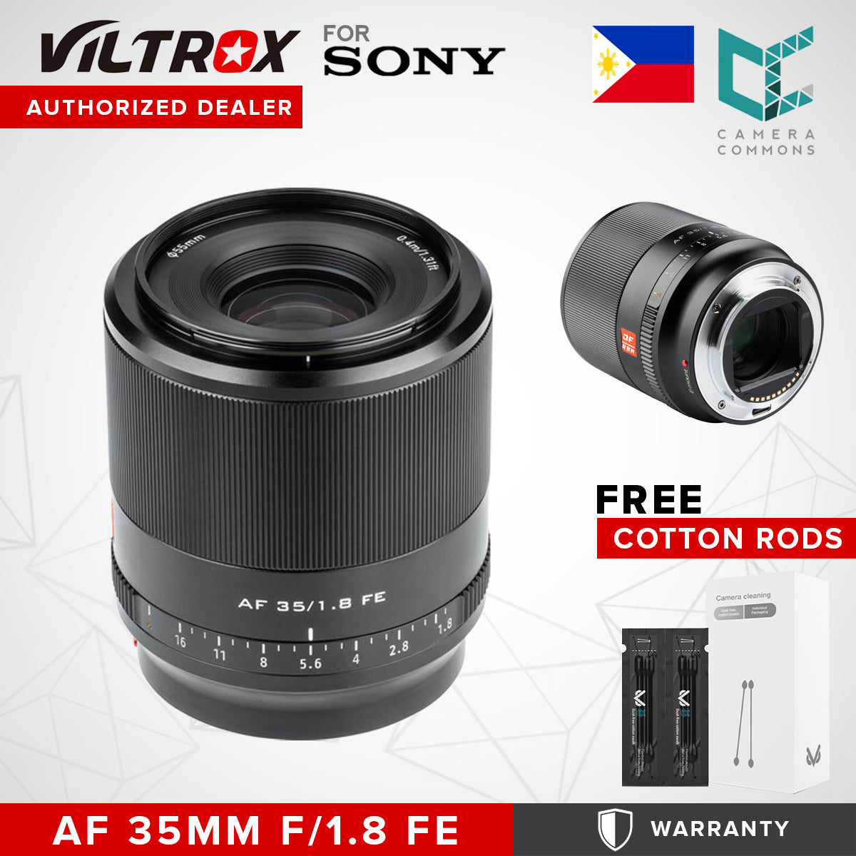 Viltrox AF 35mm f/1.8 Lens for Sony FE E-Mount Full Frame Autofocus Prime Lens