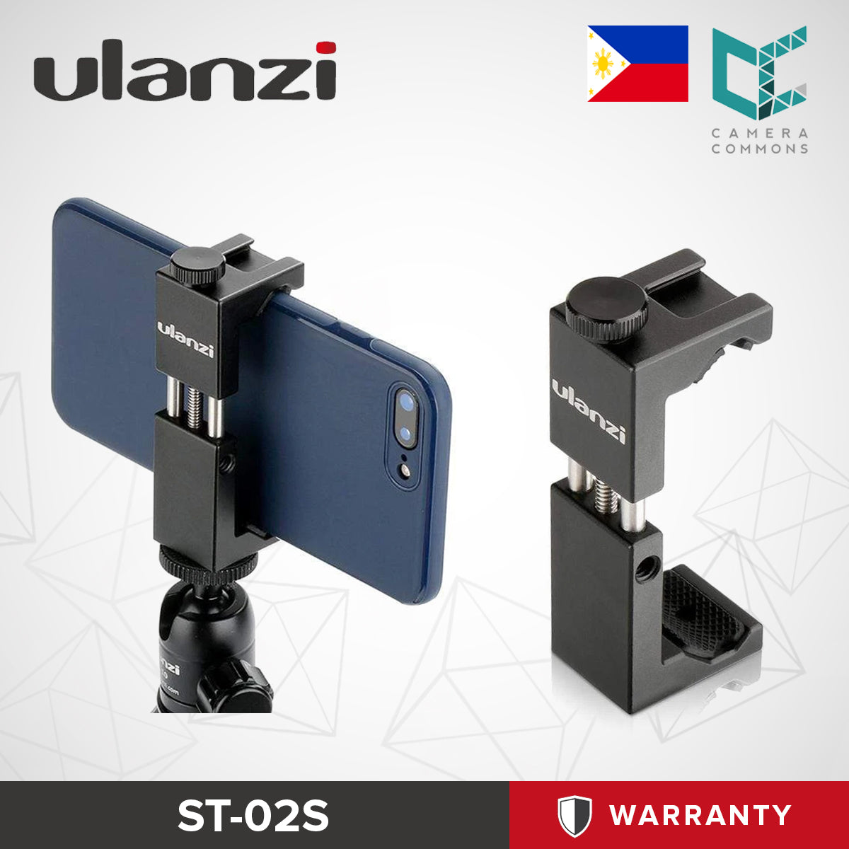 Ulanzi ST-02S Aluminium Smartphone Tripod Mount Stand Adapter Vertical Shooting ST02S