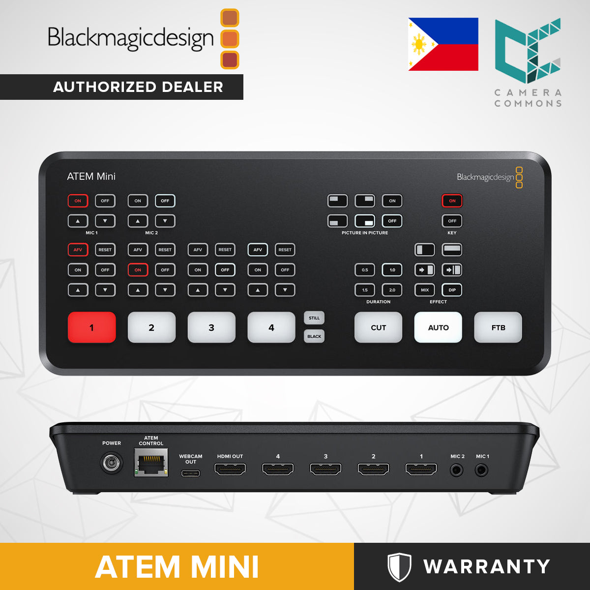 Blackmagic Design ATEM Mini / ATEM Mini Pro HDMI Live Stream Switcher