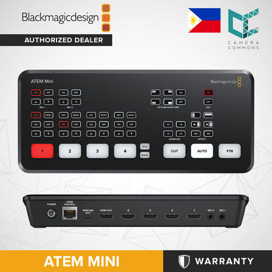 Blackmagic Design ATEM Mini / ATEM Mini Pro HDMI Live Stream Switcher