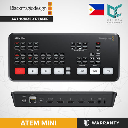 Blackmagic Design ATEM Mini / ATEM Mini Pro HDMI Live Stream Switcher