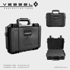 VESSEL VS200 Portable Hard Case for Photography, Equipment, Audio Instruments and other devices VS3321L